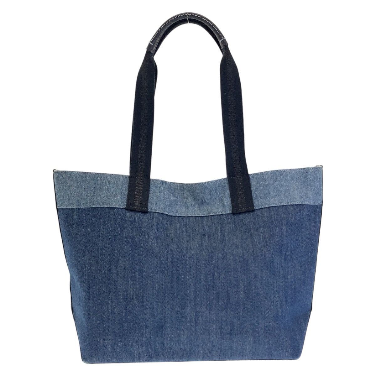 Coach Coach Coach Cotton Denim Horse and Carriage Tote Bag Denim Tote Bag 408579 in Very Good Condition Size ONE SIZE - 2 Thumbnail
