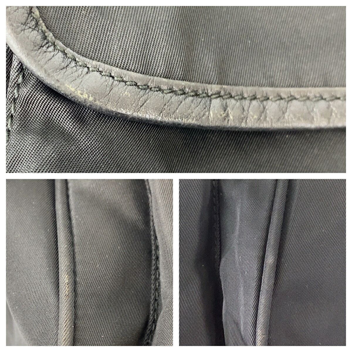 Prada Prada Prada Nylon Tessuto Logo Plate Shoulder Bag Canvas Crossbody Bag 406384 in Very Good Condition Size ONE SIZE - 5 Thumbnail
