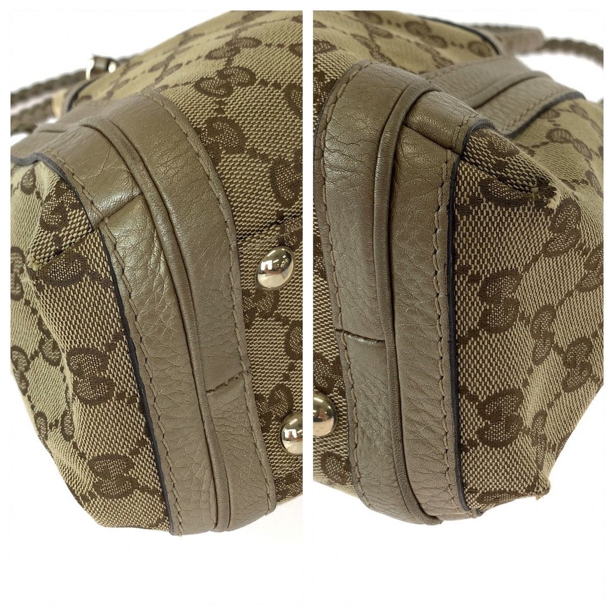 Gucci Gucci Gucci Bella Bamboo Ribbon Tassel Tote Bag Canvas Tote Bag 282300 in Very Good Condition Size ONE SIZE - 3 Thumbnail