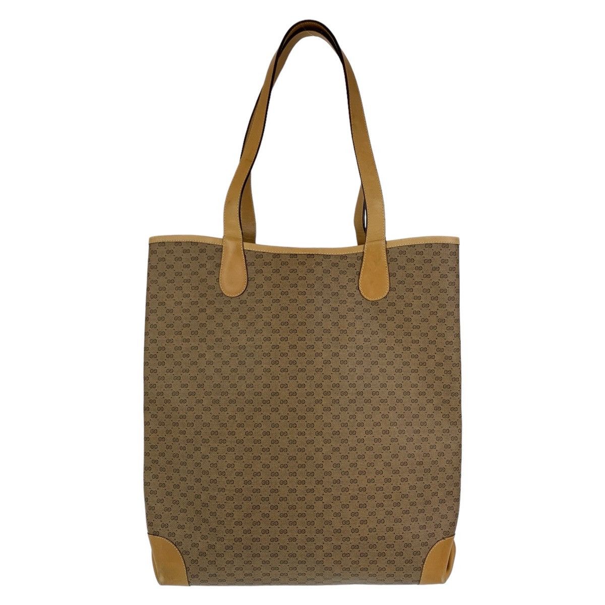 Gucci Gucci Gucci Micro GG Interlocking Tote Bag Canvas Tote Bag 9040020131 in Very Good Condition Size ONE SIZE - 2 Thumbnail