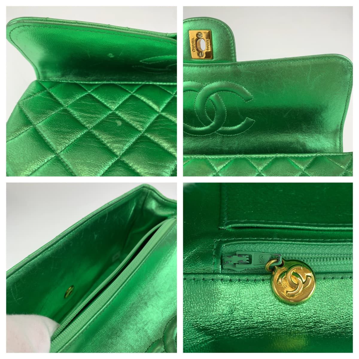 Chanel Chanel Chanel Vintage Lambskin Matelasse Handbag Leather Handbag 300**** in Very Good Condition Size ONE SIZE - 6 Thumbnail