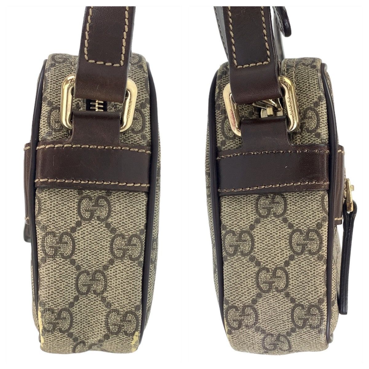 Gucci Gucci Gucci GG Supreme PVC Shoulder Bag Canvas Crossbody Bag 201447 in Very Good Condition Size ONE SIZE - 7 Thumbnail