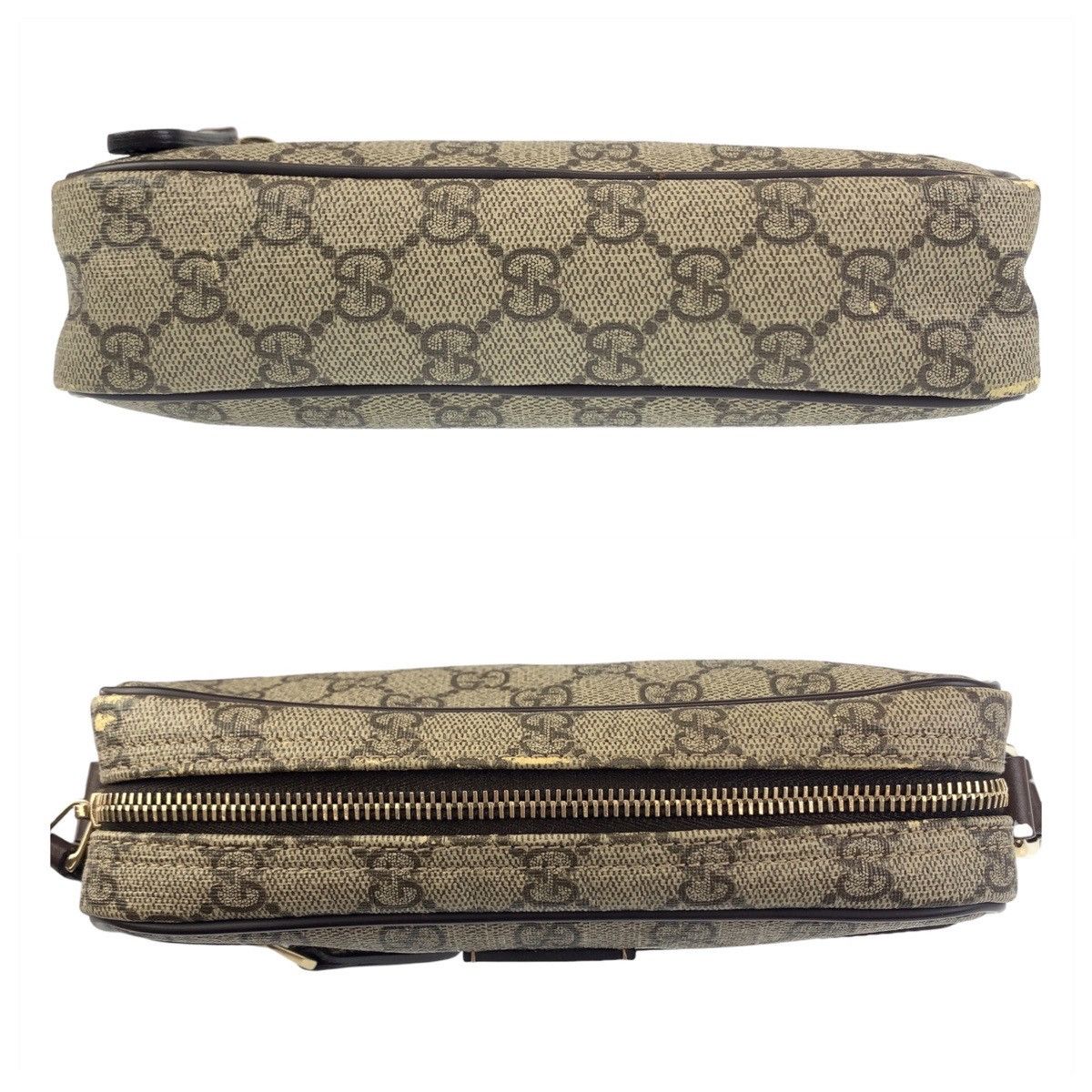 Gucci Gucci Gucci GG Supreme PVC Shoulder Bag Canvas Crossbody Bag 201447 in Very Good Condition Size ONE SIZE - 8 Thumbnail