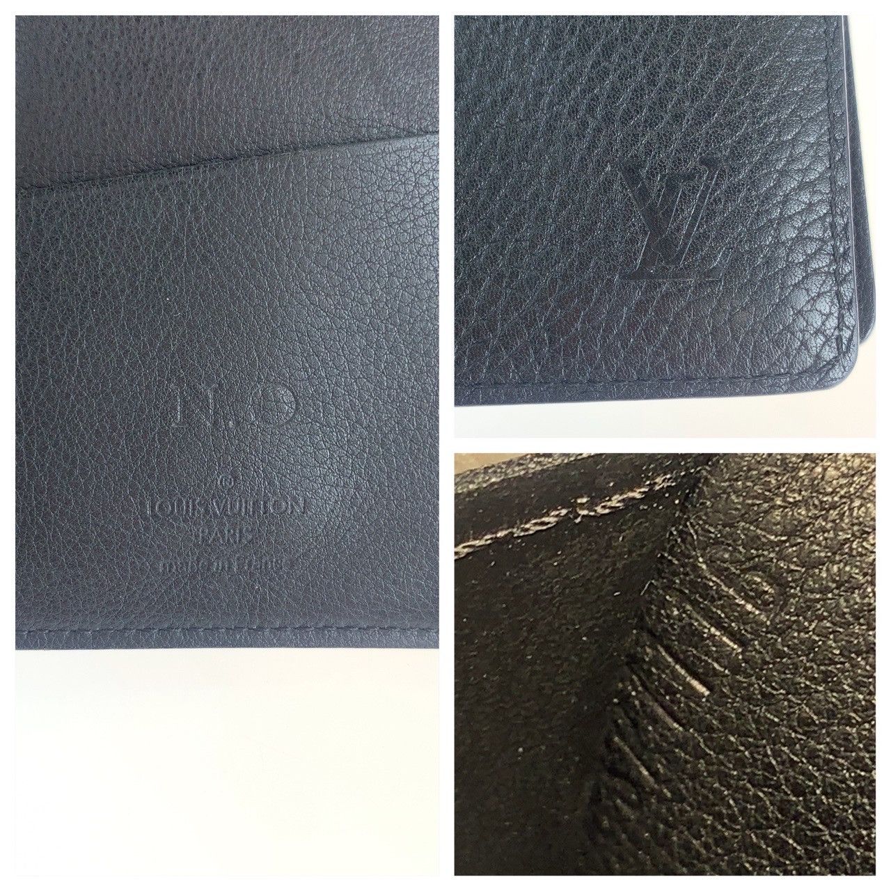 Louis Vuitton Louis Vuitton Louis Vuitton Taurillon Leather Long Wallet M58192 Leather Long Wallet M58192 in Great Condition Size ONE SIZE - 4 Thumbnail
