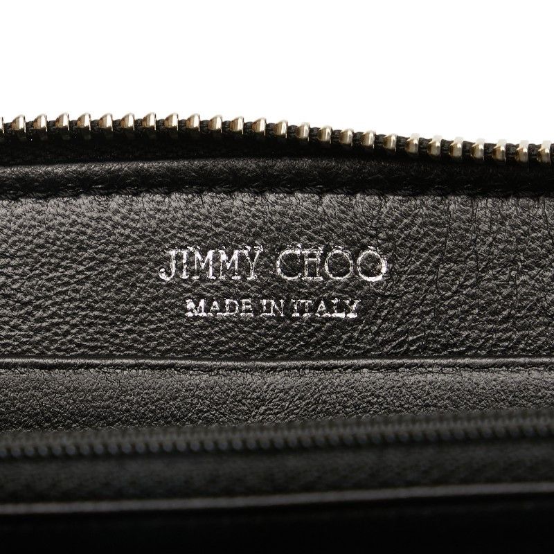 Jimmy Choo Jimmy Choo Jimmy Choo Star Studs Leather Zip Wallet Leather Long Wallet in Very Good Condition Size ONE SIZE - 9 Thumbnail