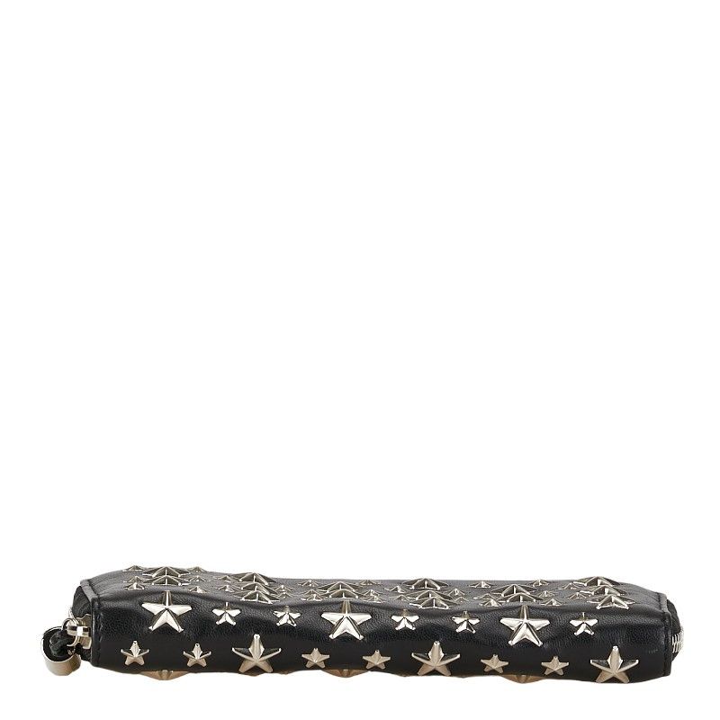 Jimmy Choo Jimmy Choo Jimmy Choo Star Studs Leather Zip Wallet Leather Long Wallet in Very Good Condition Size ONE SIZE - 4 Thumbnail