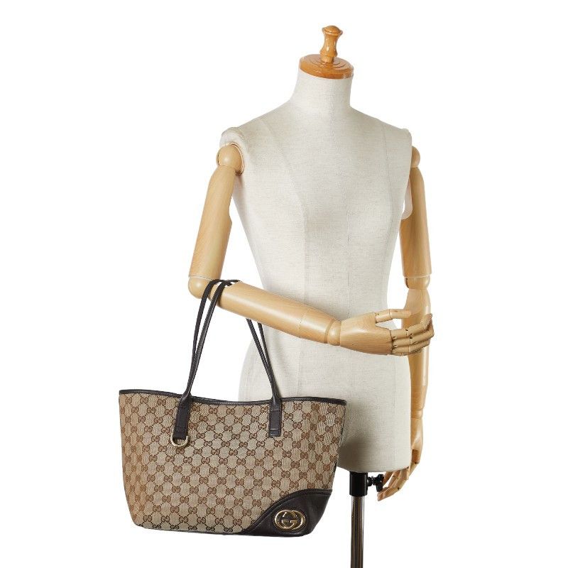 Gucci Gucci Gucci GG Canvas New Britt Tote Bag 169946 Canvas Tote Bag 169946 in Very Good Condition Size ONE SIZE - 9 Thumbnail