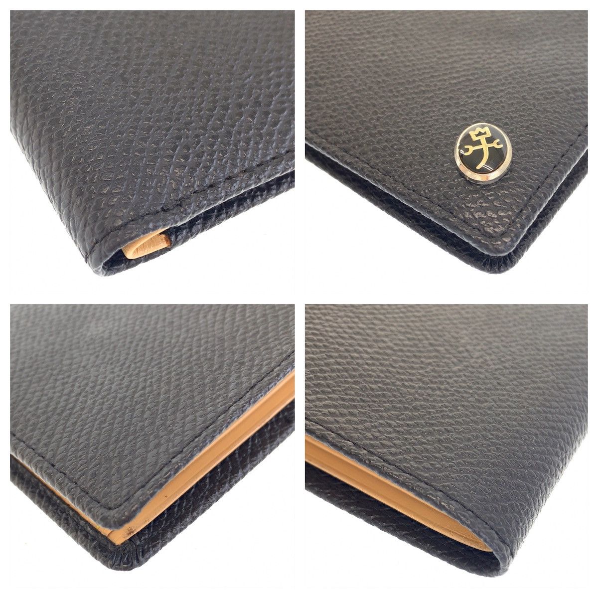Other Other JC de CASTELBAJAC Black Leather Compact Wallet Leather Short Wallet 408369 in Very Good Condition Size ONE SIZE - 6 Thumbnail
