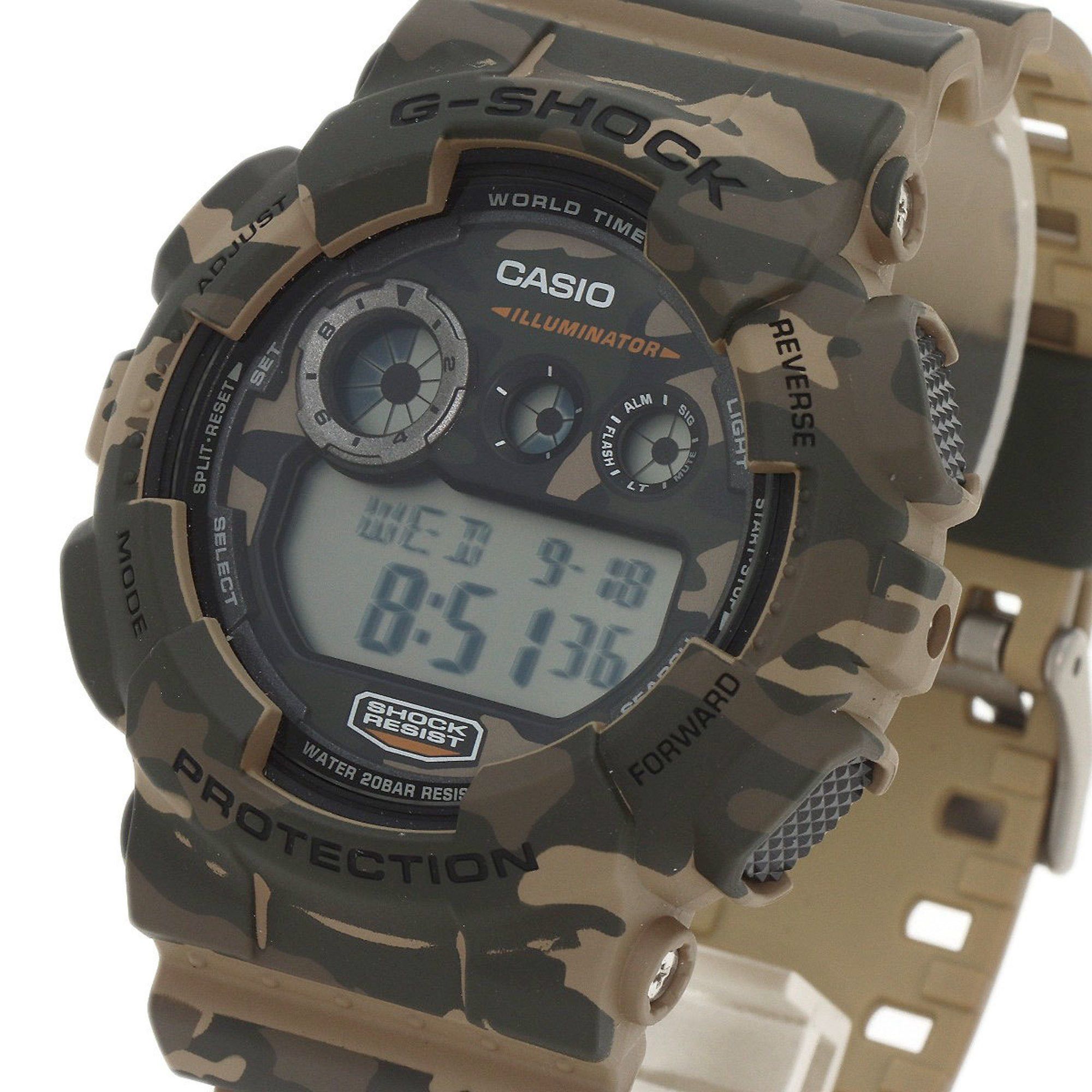 Casio Casio GD-120CM G-Shock Camouflage Watch Stainless Steel Resin Men's CASIO Size ONE SIZE - 3 Thumbnail
