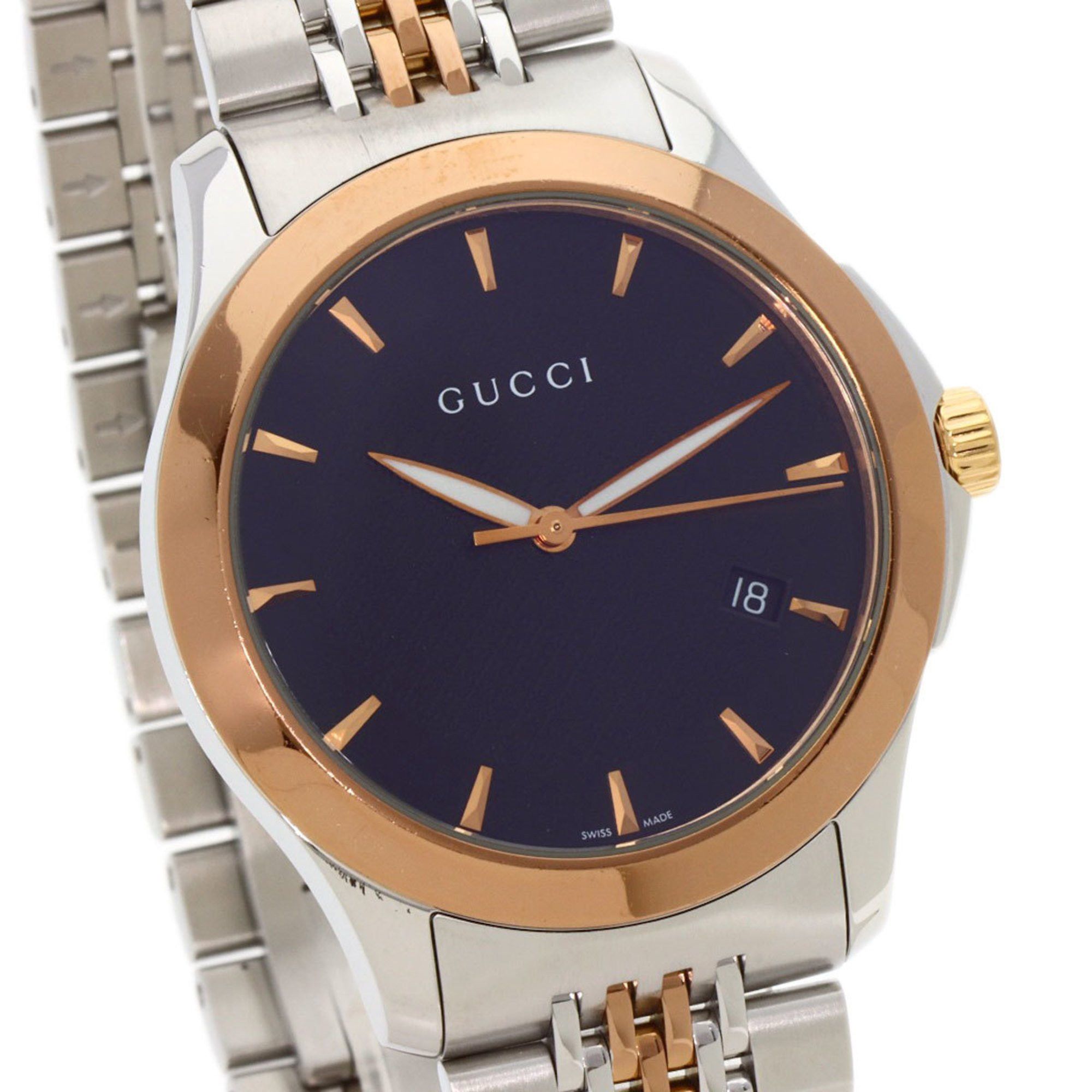 Gucci Gucci 126.4 G Timeless Watch Stainless Steel PGP Men's GUCCI Size ONE SIZE - 4 Thumbnail