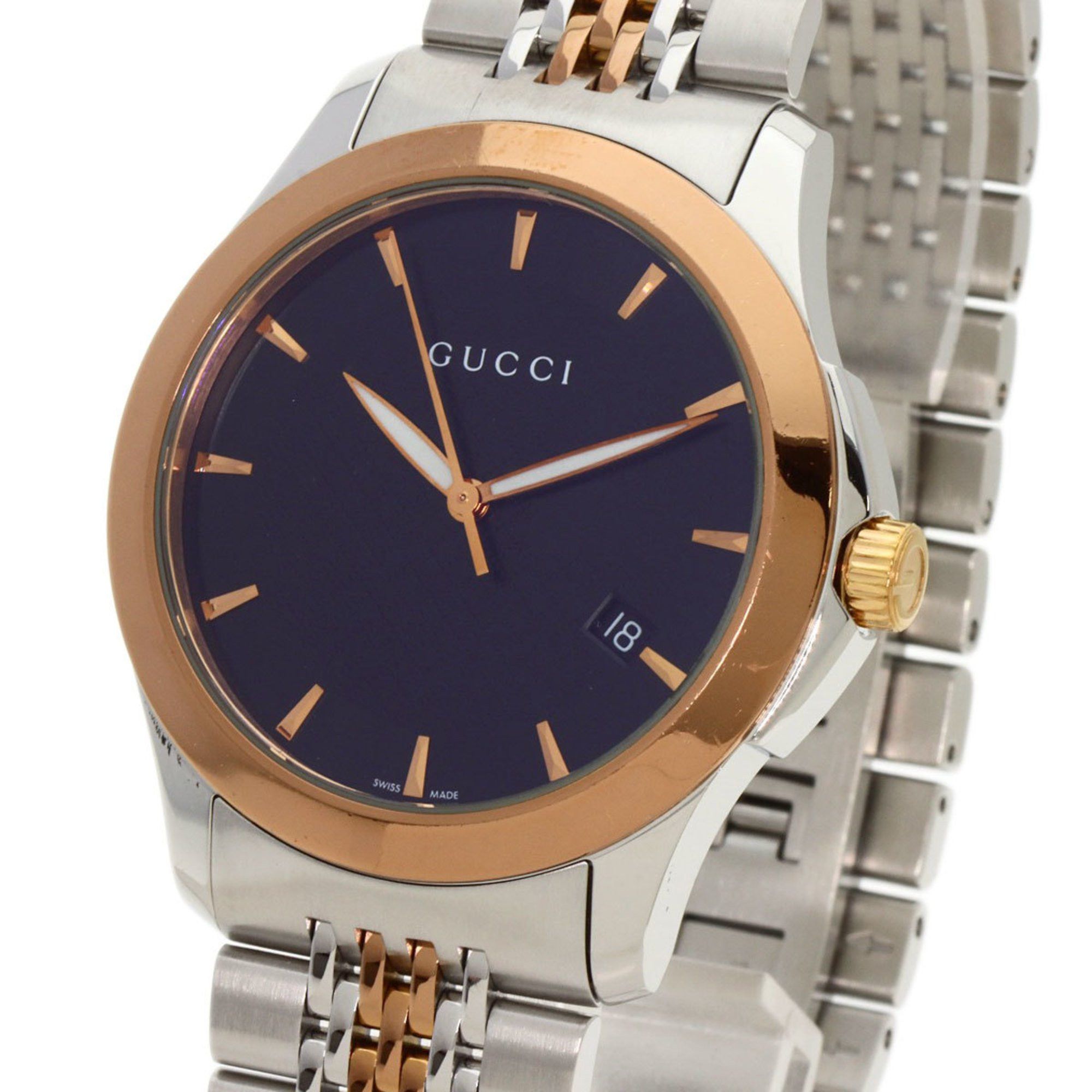 Gucci Gucci 126.4 G Timeless Watch Stainless Steel PGP Men's GUCCI Size ONE SIZE - 3 Thumbnail