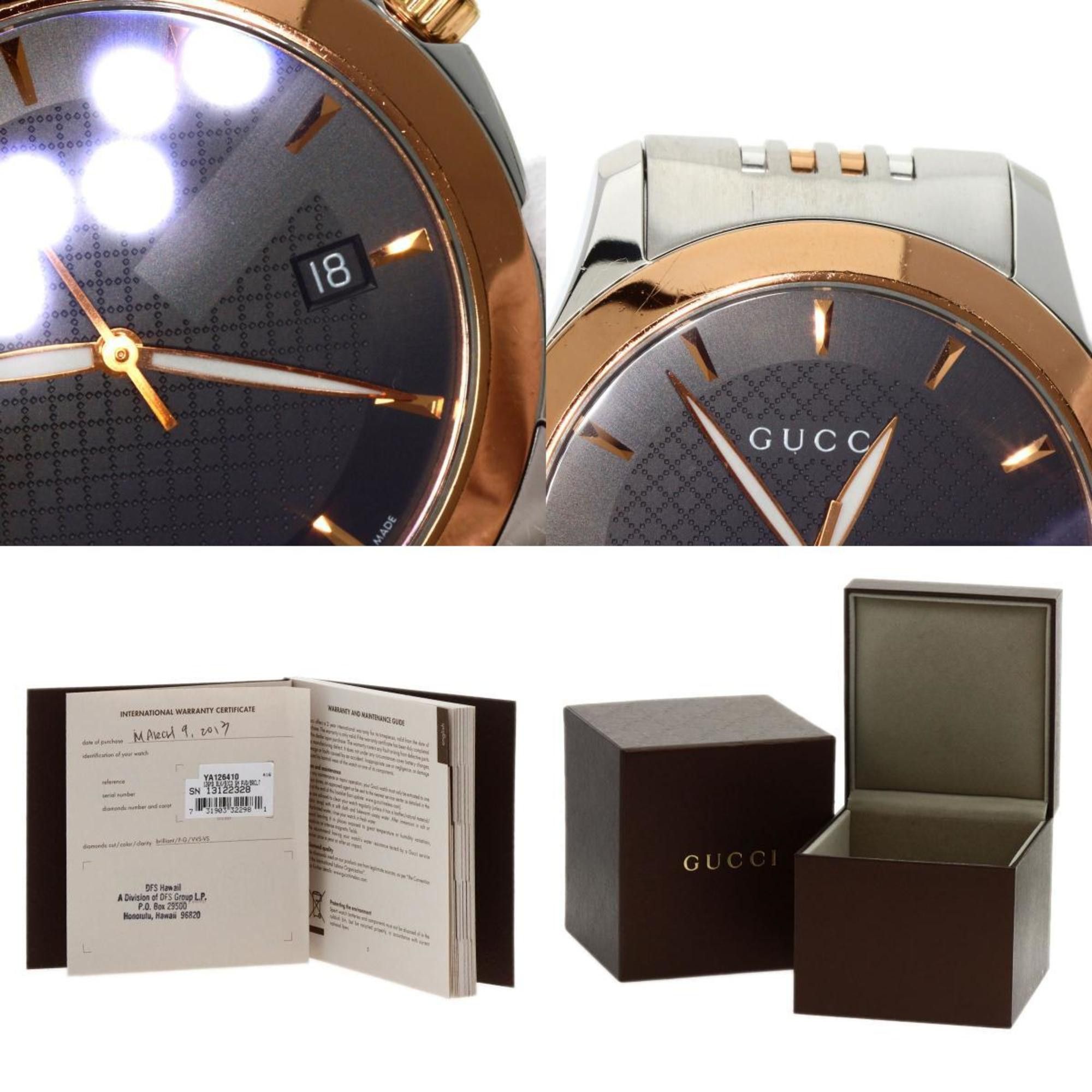 Gucci Gucci 126.4 G Timeless Watch Stainless Steel PGP Men's GUCCI Size ONE SIZE - 10 Thumbnail