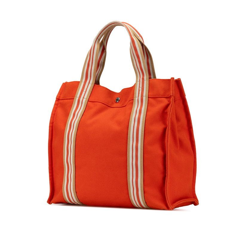 Hermes Hermes Hermes Canvas Sac de Plage Tote Bag Canvas Tote Bag in Very Good Condition Size ONE SIZE - 3 Thumbnail
