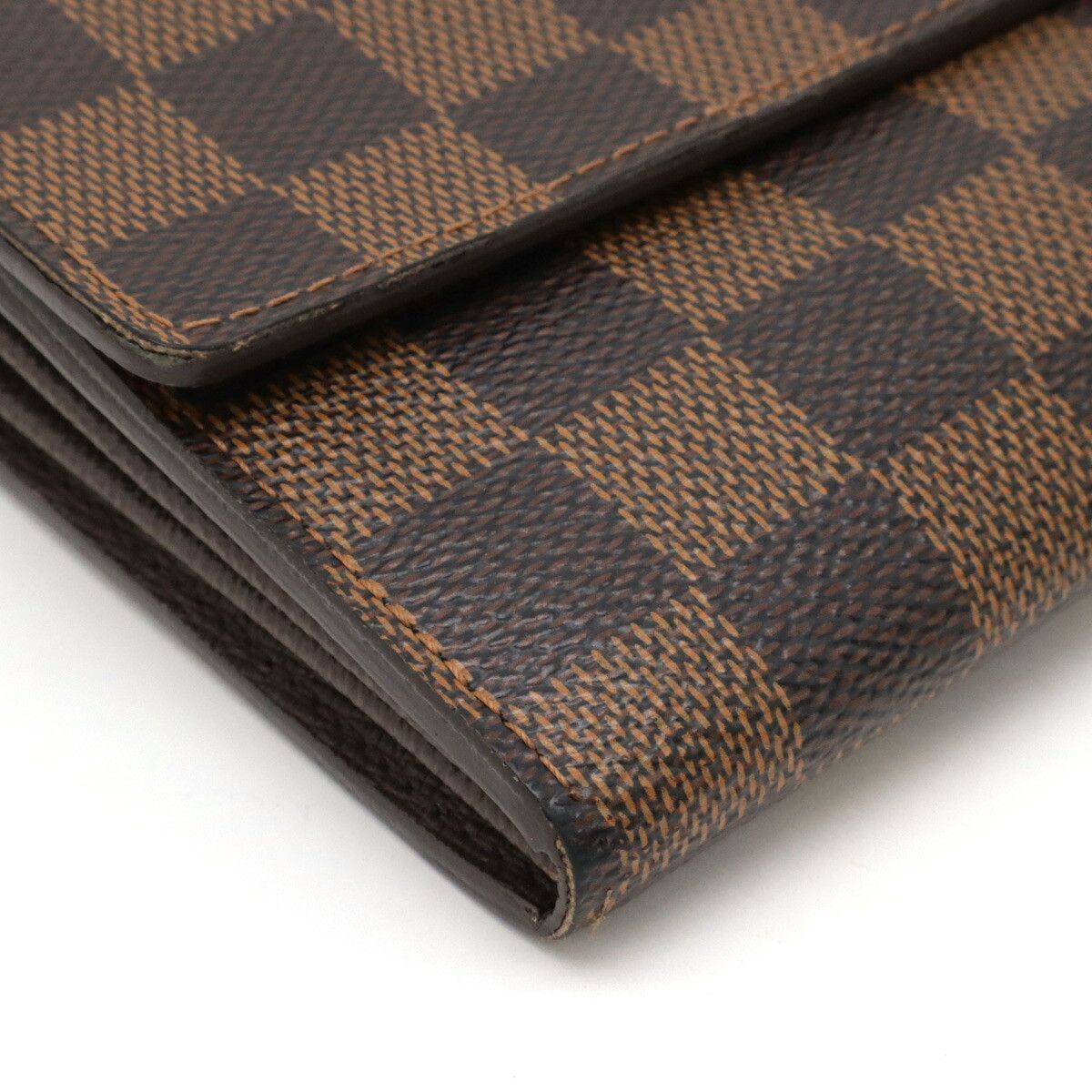 Louis Vuitton Louis Vuitton Louis Vuitton Damier Portefeuille Sarah Wallet Canvas Long Wallet N61734 Size ONE SIZE - 3 Thumbnail