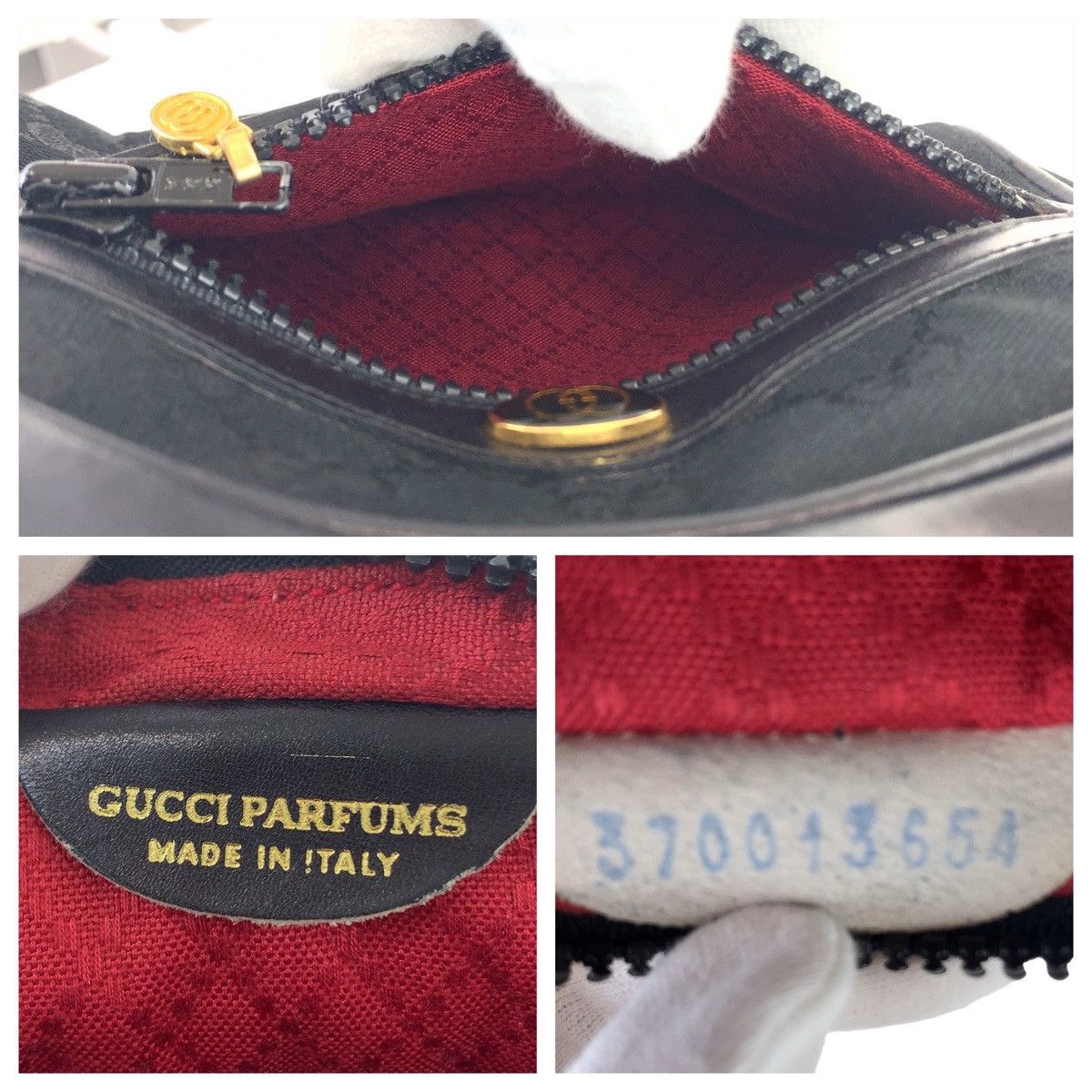 Gucci Gucci Gucci Vintage GG Canvas Leather Shoulder Bag Canvas Crossbody Bag 370013653 Size ONE SIZE - 9 Thumbnail