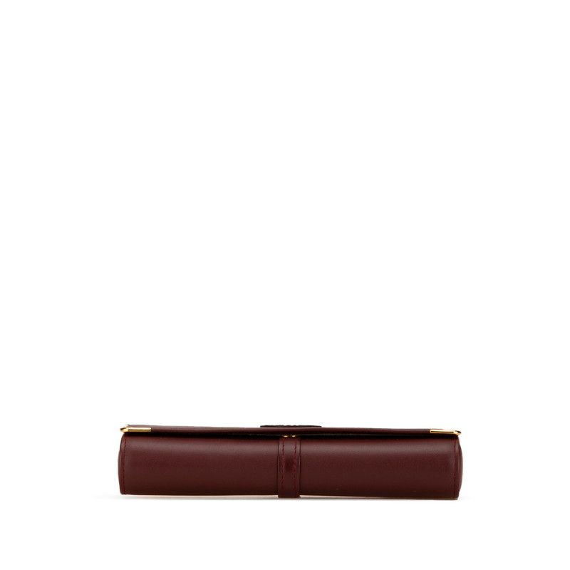 Cartier Cartier Cartier Must Line Leather Eyeglass Case Leather Glasses in Great Condition Size ONE SIZE - 3 Thumbnail