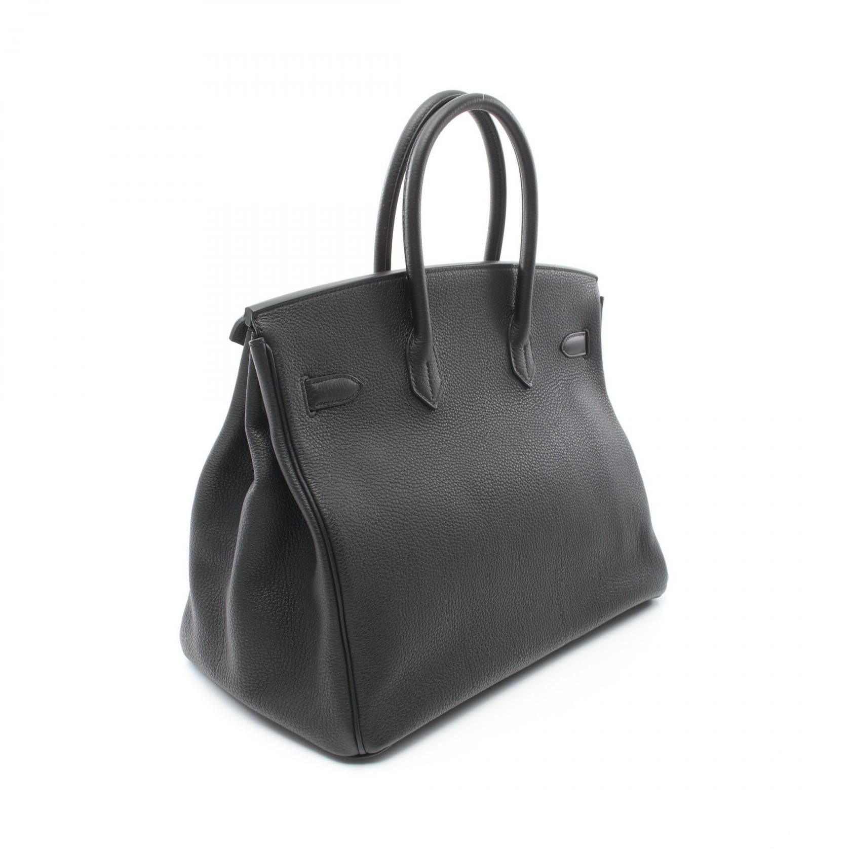 Hermes Hermes Birkin 35 Leather Handbag 071859CK in Great Condition Size ONE SIZE - 2 Thumbnail
