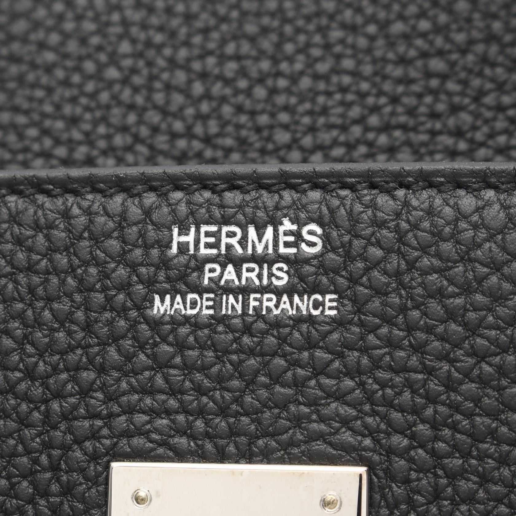 Hermes Hermes Birkin 35 Leather Handbag 071859CK in Great Condition Size ONE SIZE - 4 Thumbnail