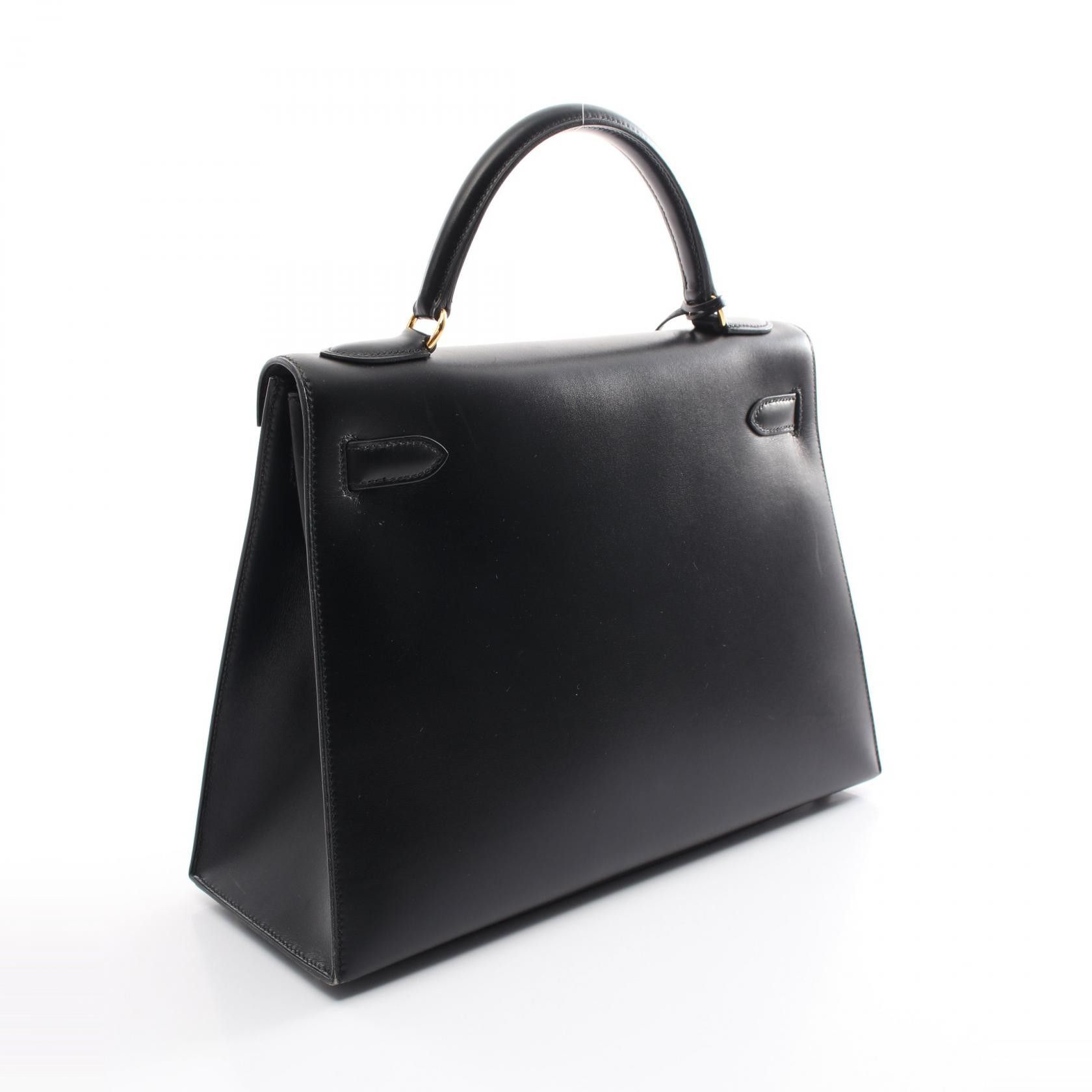 Hermes Hermes Box Kelly 32 Leather Handbag in Great Condition Size ONE SIZE - 2 Thumbnail