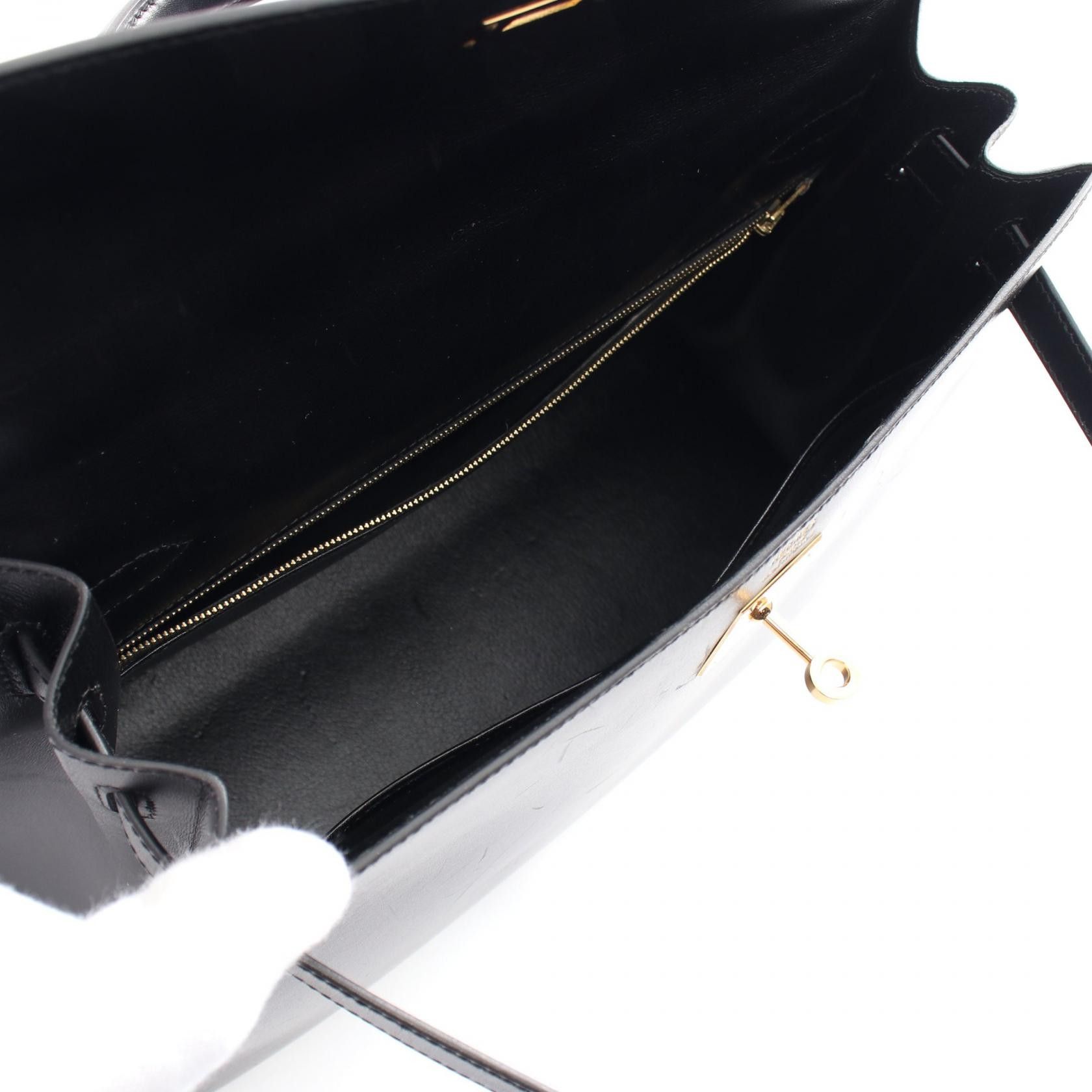 Hermes Hermes Box Kelly 32 Leather Handbag in Great Condition Size ONE SIZE - 3 Thumbnail