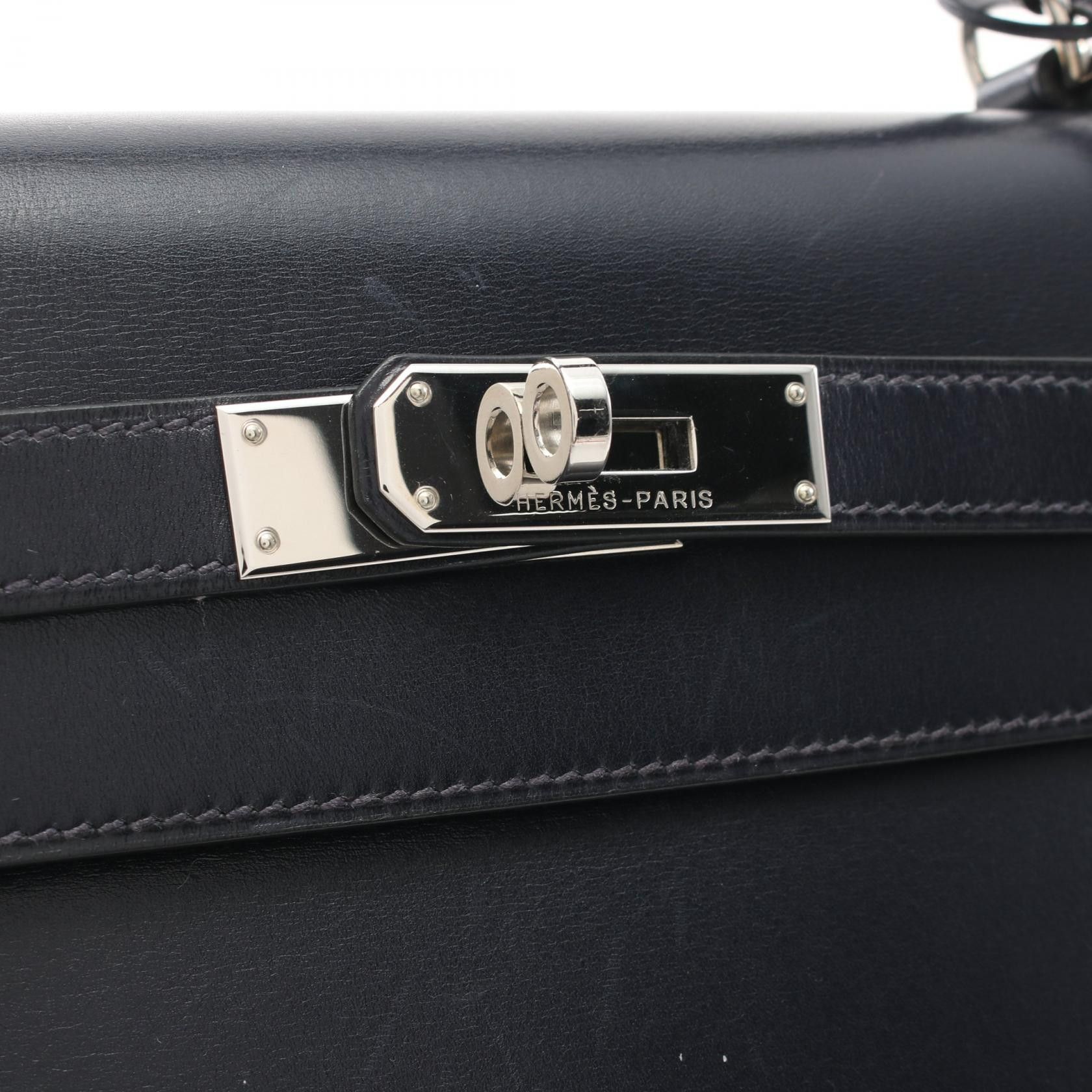 Hermes Hermes Box Kelly 32 Leather Handbag in Great Condition Size ONE SIZE - 6 Thumbnail