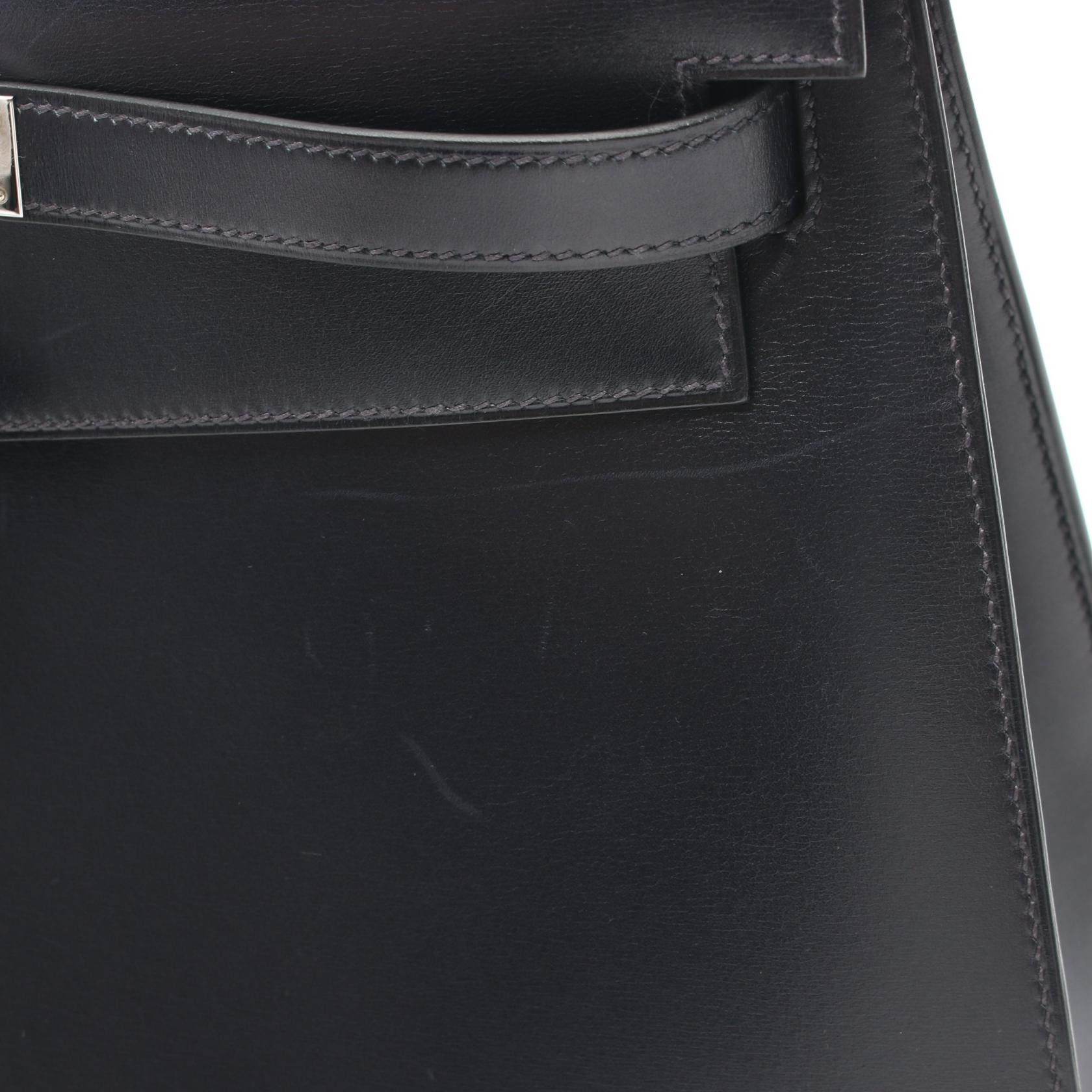 Hermes Hermes Box Kelly 32 Leather Handbag in Great Condition Size ONE SIZE - 7 Thumbnail