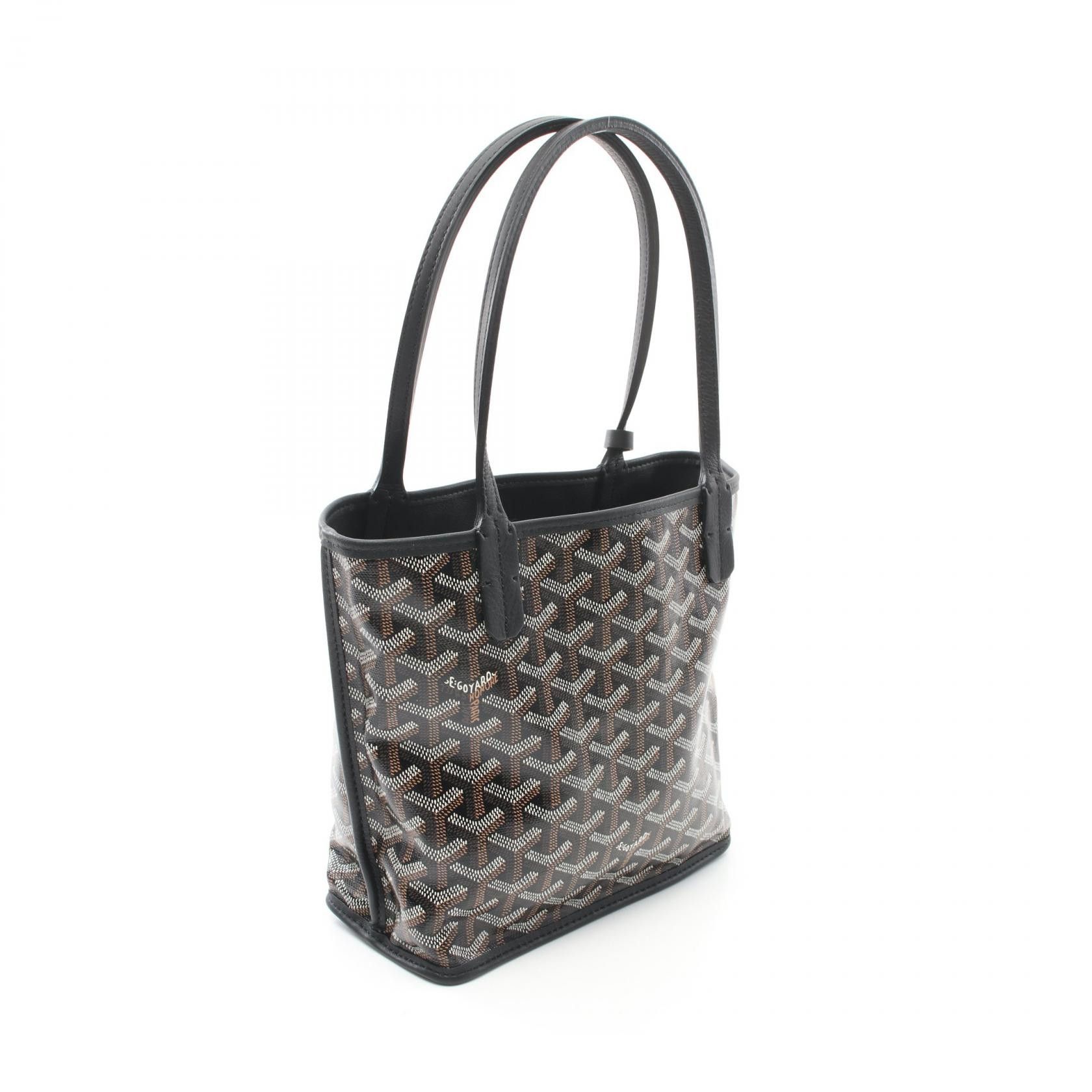 Goyard Goyard Goyardine Reversible Mini Anjou Canvas Handbag in Excellent Condition Size ONE SIZE - 2 Thumbnail