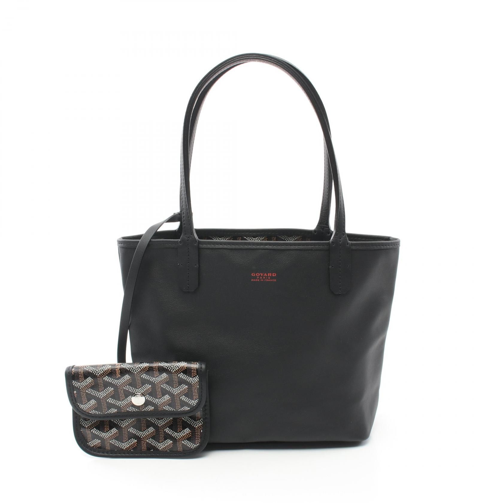 Goyard Goyard Goyardine Reversible Mini Anjou Canvas Handbag in Excellent Condition Size ONE SIZE - 5 Thumbnail