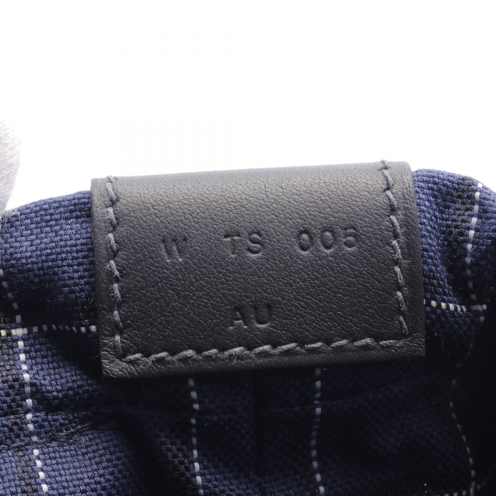 Hermes Hermes Tattersall Trek-H Pouch Canvas Vanity Bag in Excellent Condition Size ONE SIZE - 5 Thumbnail