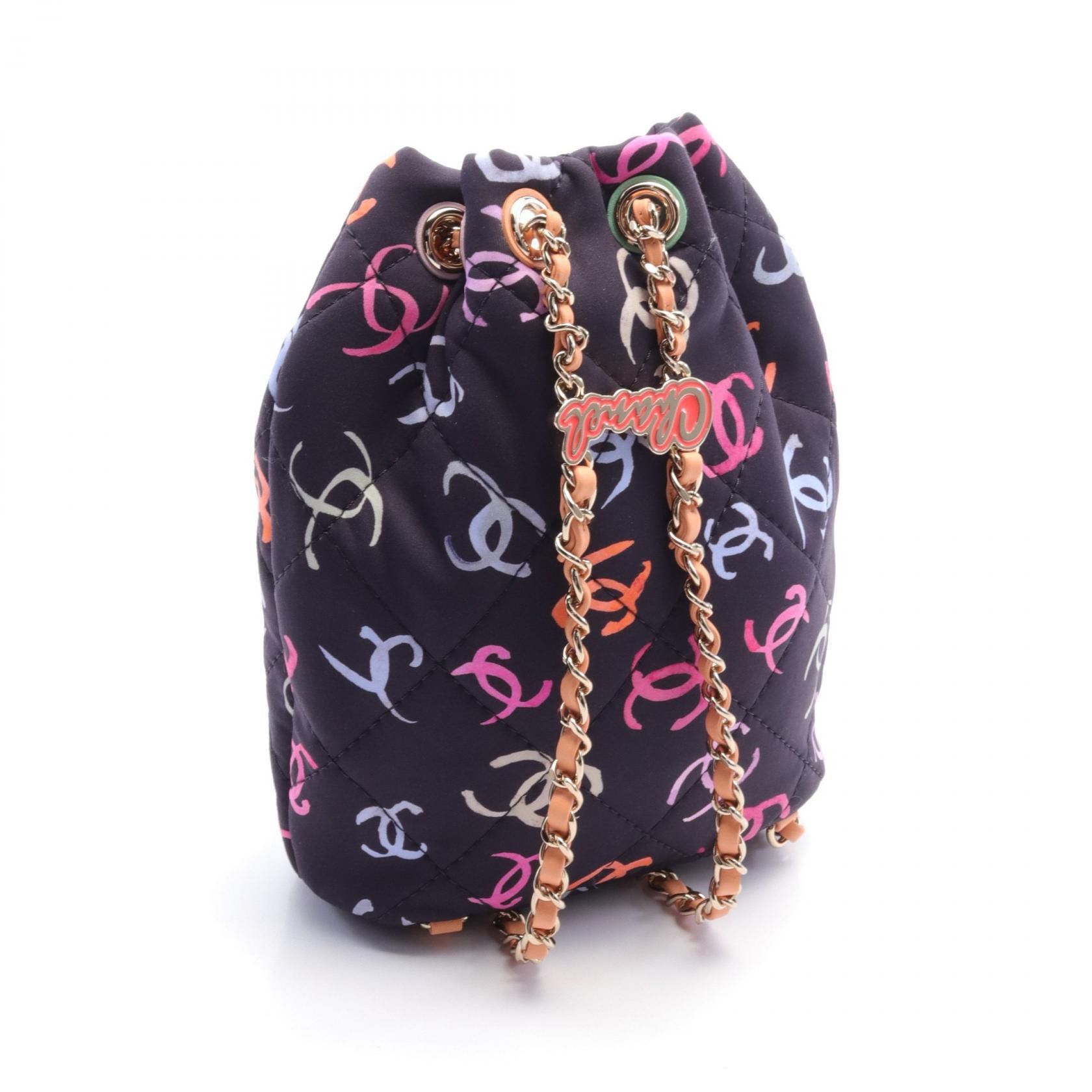 Chanel Chanel CC Drawstring Backpack Canvas Backpack AS4810 in Excellent Condition Size ONE SIZE - 2 Thumbnail