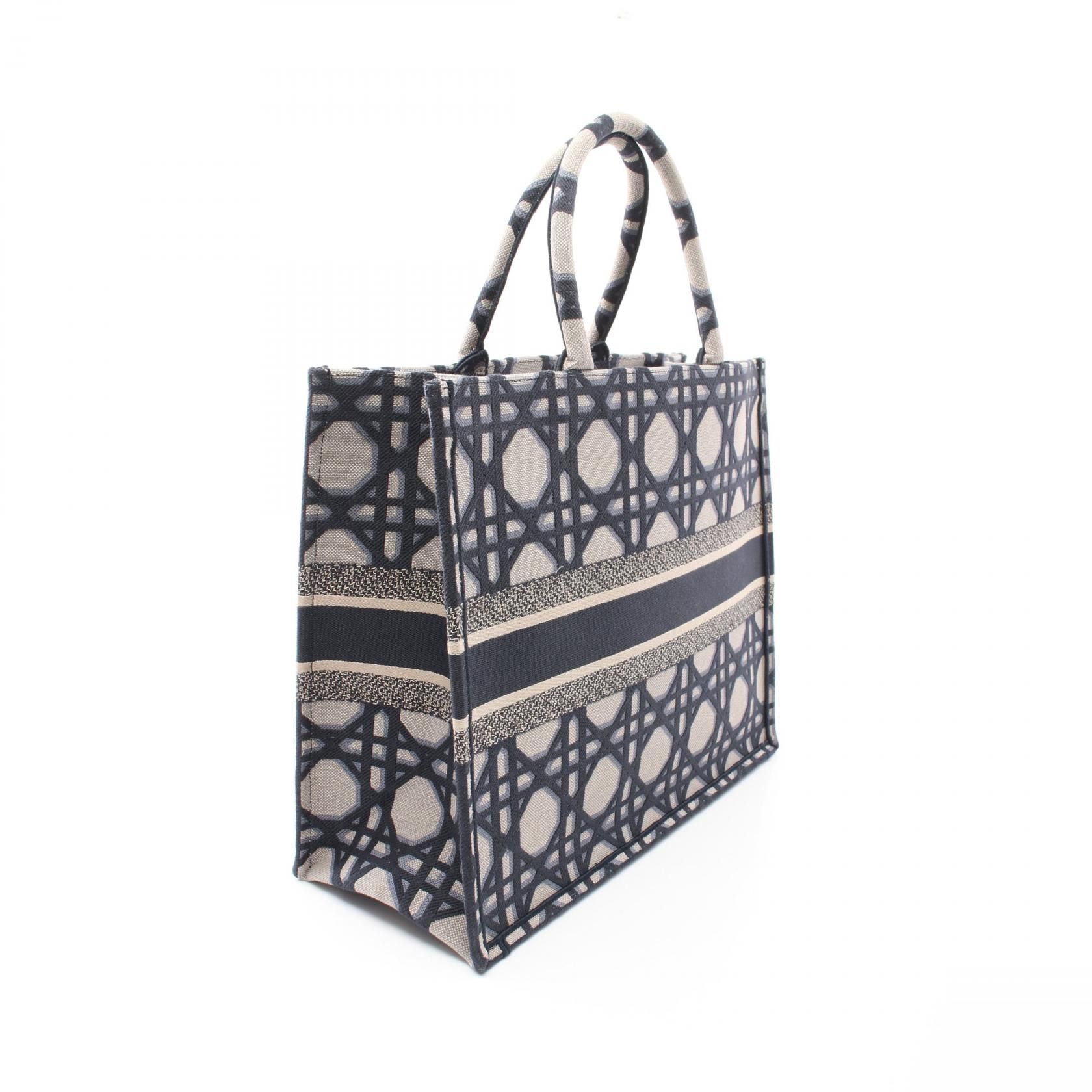 Dior Dior Book Tote Large Canvas Tote Bag 2101218171693 in Great Condition Size ONE SIZE - 2 Thumbnail