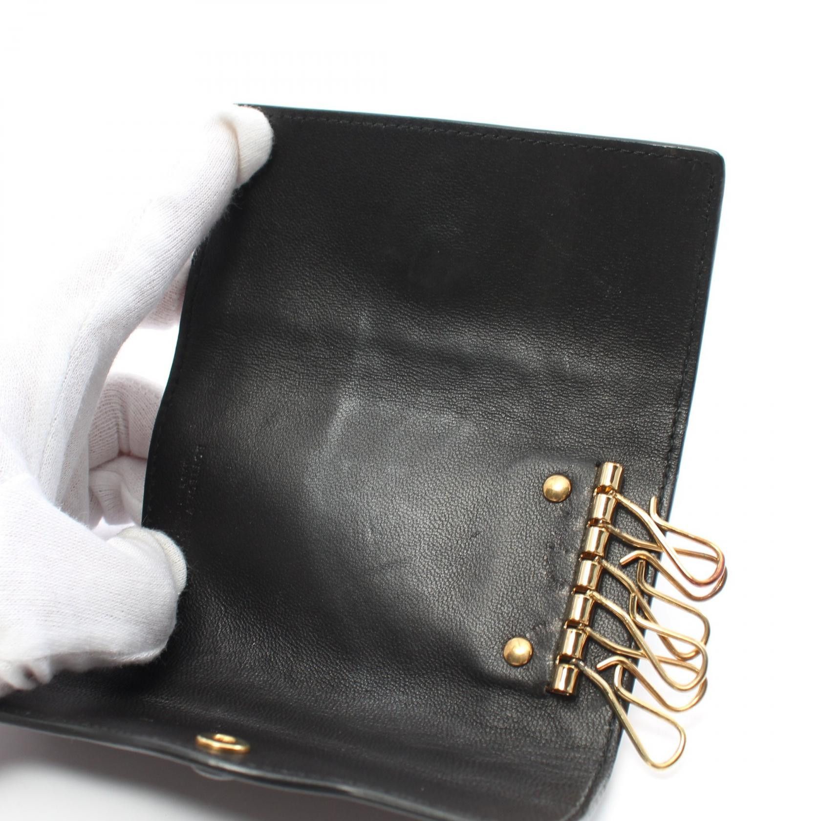 Bottega Veneta Bottega Veneta Intrecciato 6-Key Case Leather Key Holder 284137 in Very Good Condition Size ONE SIZE - 6 Thumbnail