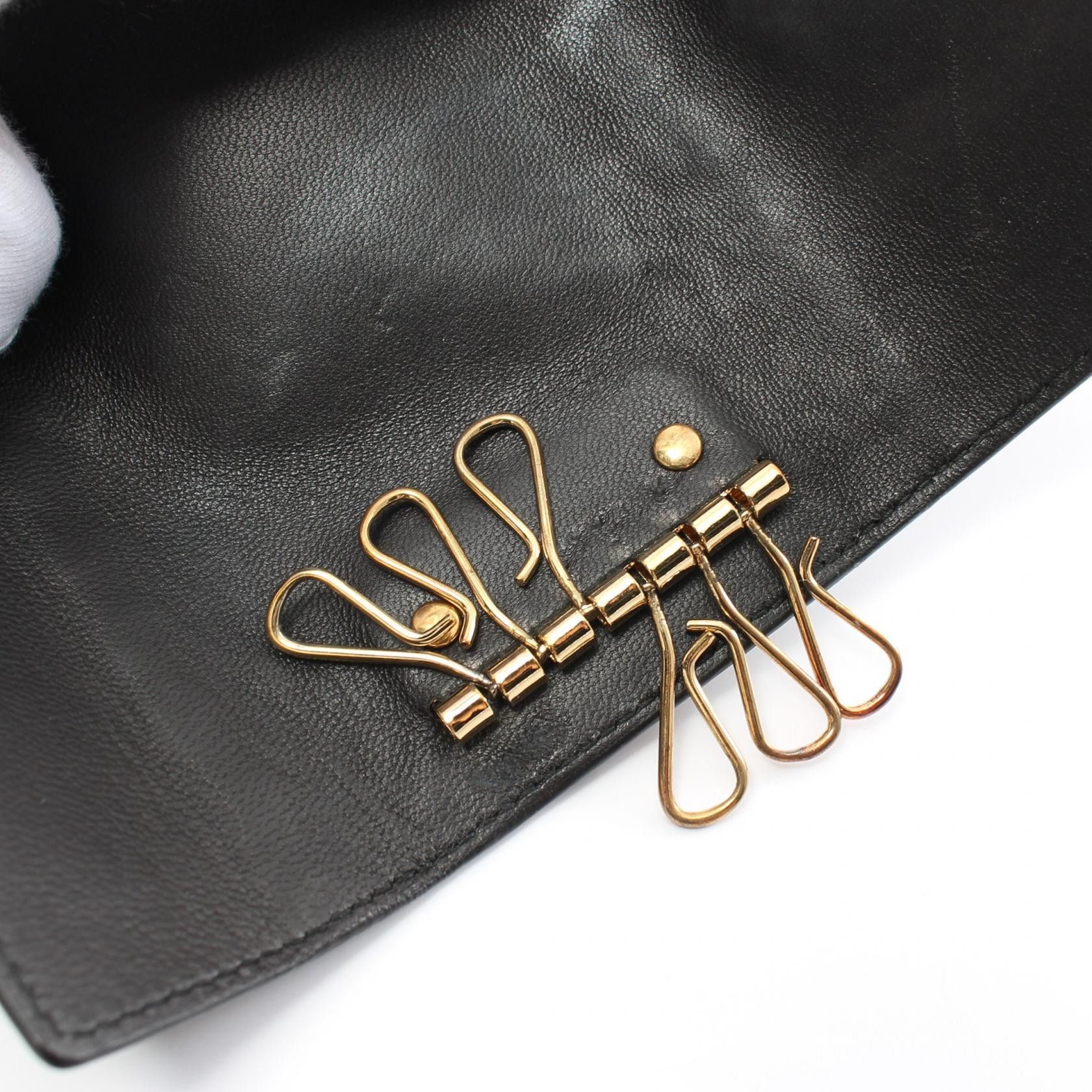 Bottega Veneta Bottega Veneta Intrecciato 6-Key Case Leather Key Holder 284137 in Very Good Condition Size ONE SIZE - 5 Thumbnail