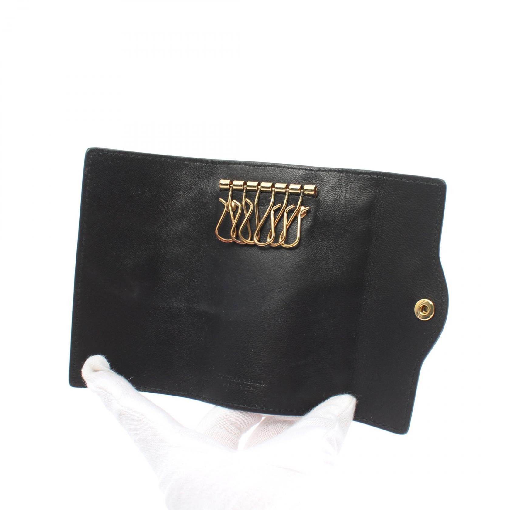 Bottega Veneta Bottega Veneta Intrecciato 6-Key Case Leather Key Holder 284137 in Very Good Condition Size ONE SIZE - 3 Thumbnail
