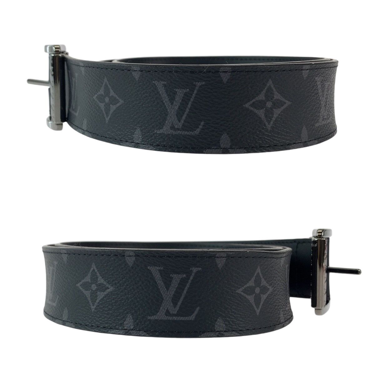 Louis Vuitton Louis Vuitton Louis Vuitton Monogram Eclipse Belt M9044 Canvas Belt M9044 in Very Good Condition Size ONE SIZE - 3 Thumbnail
