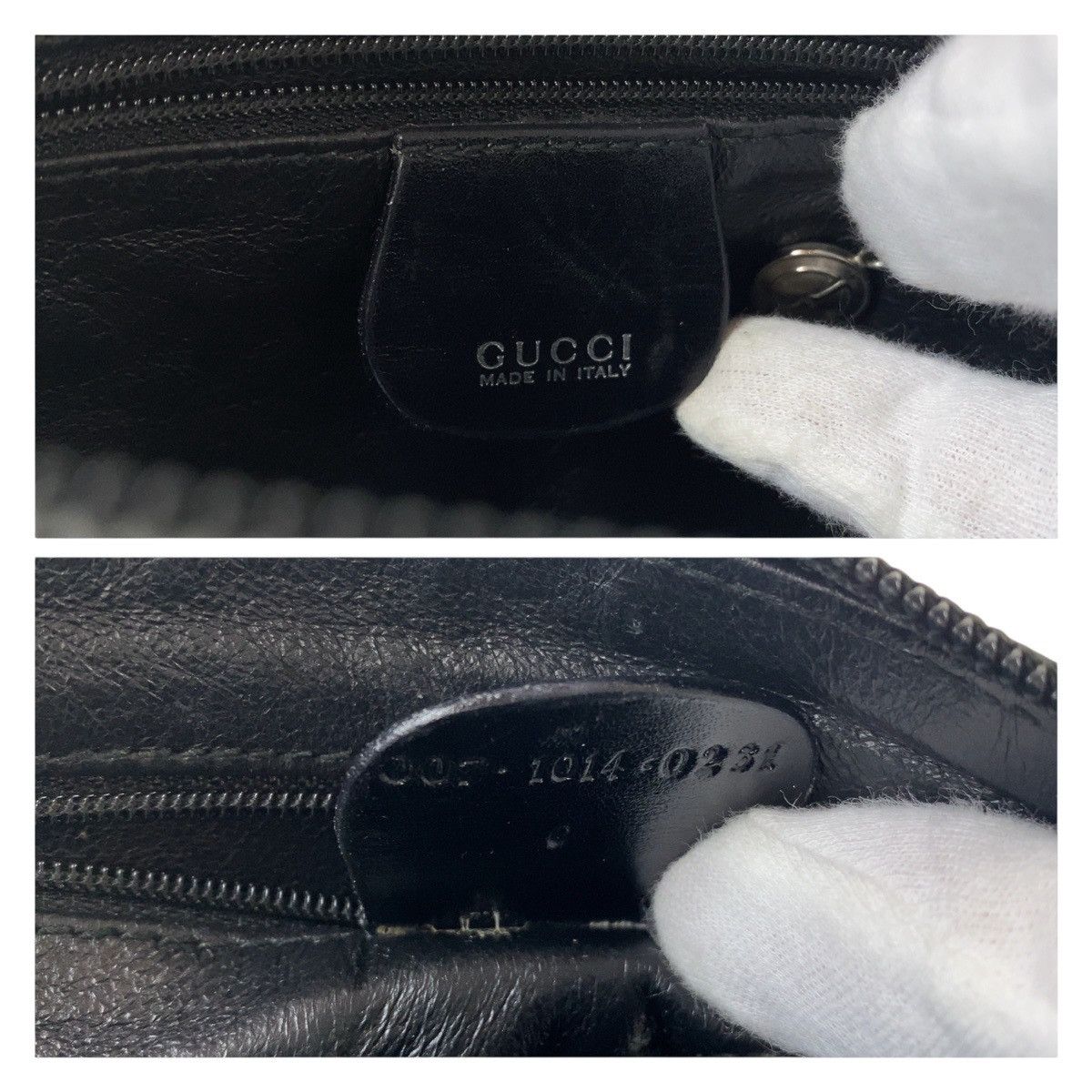 Gucci Gucci Gucci Bamboo Mini Handbag Black Patent Others Handbag 00710140231 in Very Good Condition Size ONE SIZE - 4 Thumbnail