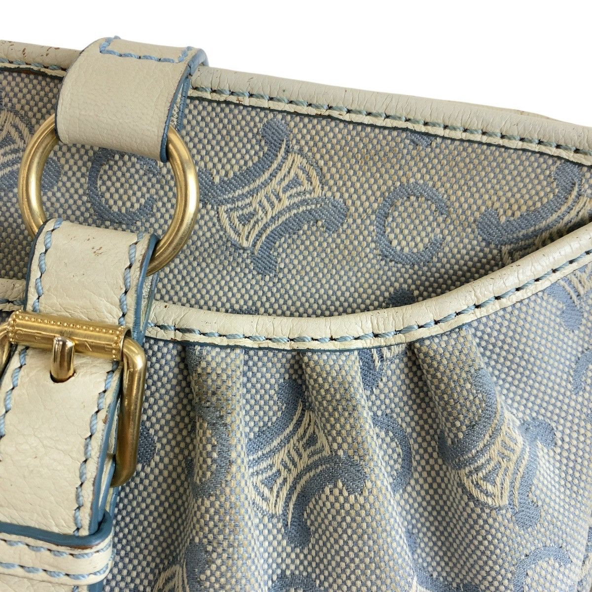 Celine Celine Celine Macadam Canvas Leather Crossbody Bag Canvas Crossbody Bag in Very Good Condition Size ONE SIZE - 7 Thumbnail
