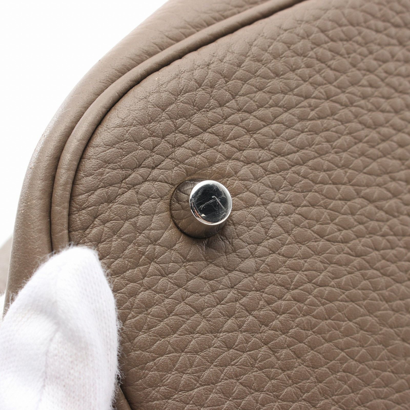 Hermes Hermes Clemence Picotin Lock GM Leather Handbag in Great Condition Size ONE SIZE - 8 Thumbnail