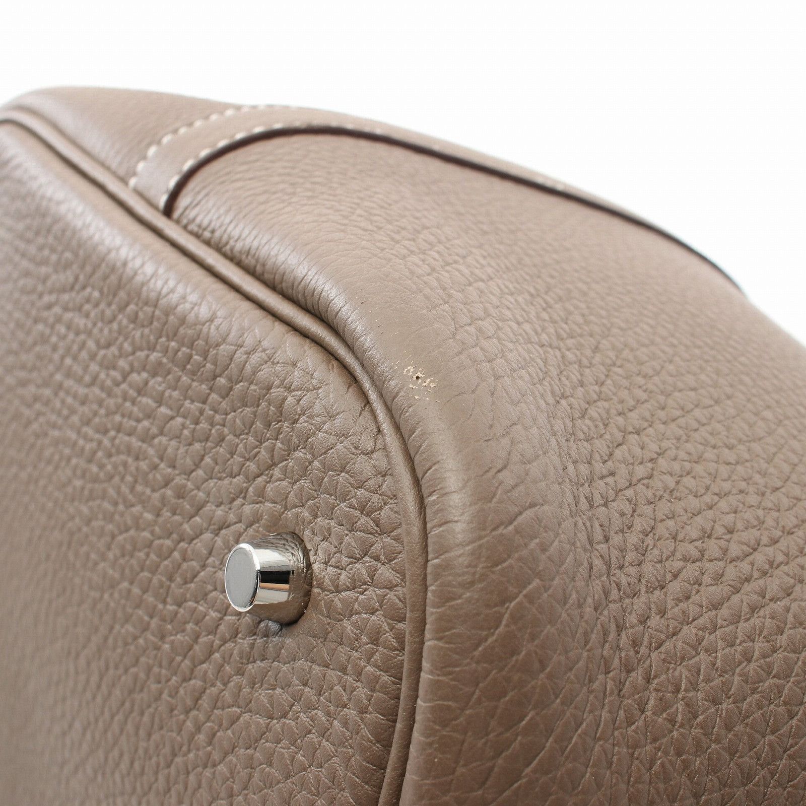 Hermes Hermes Clemence Picotin Lock GM Leather Handbag in Great Condition Size ONE SIZE - 6 Thumbnail