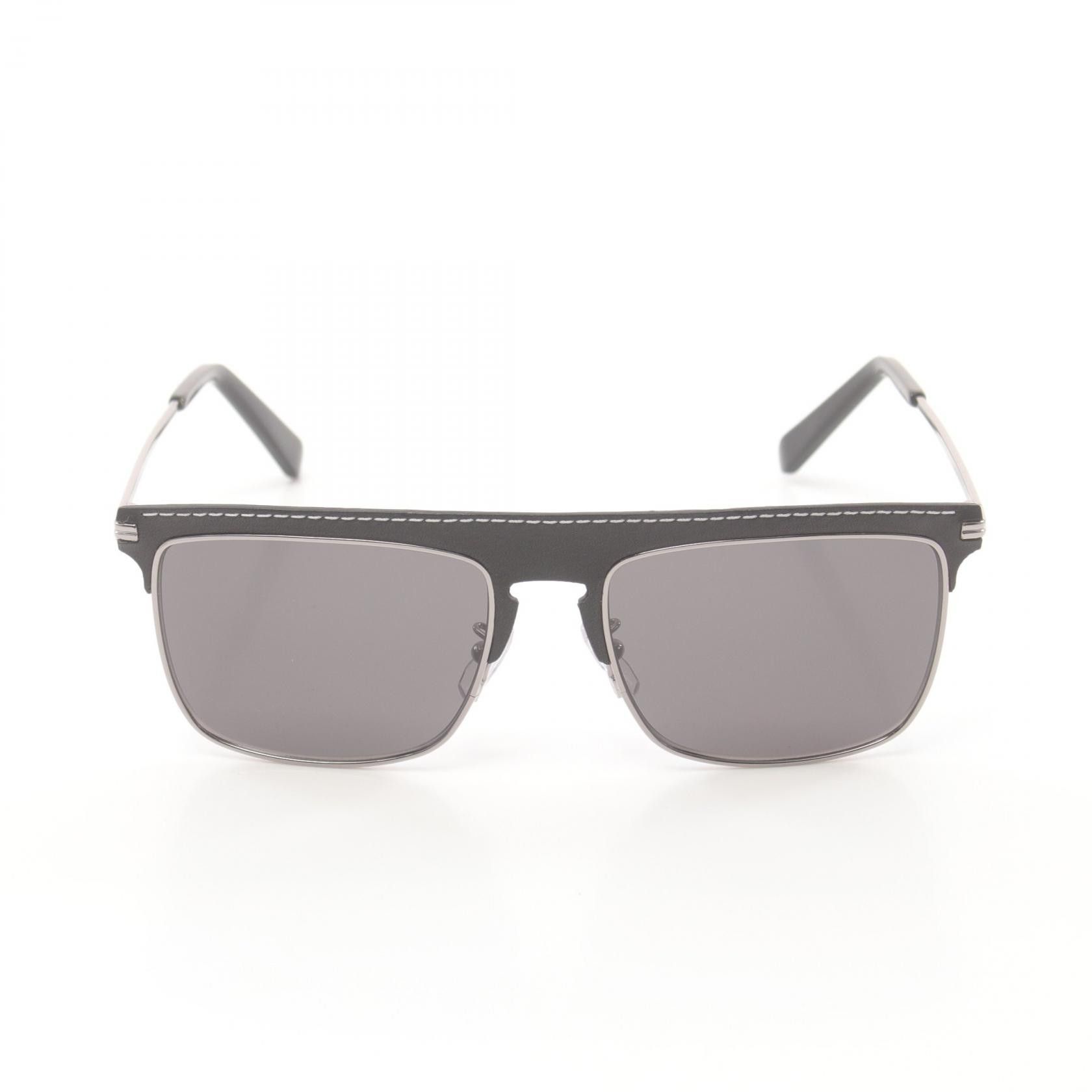 Loewe Loewe Leather Trim Oversized Tinted Sunglasses Plastic Sunglasses LW40006U 20A in Excellent Condition Size ONE SIZE - 2 Thumbnail