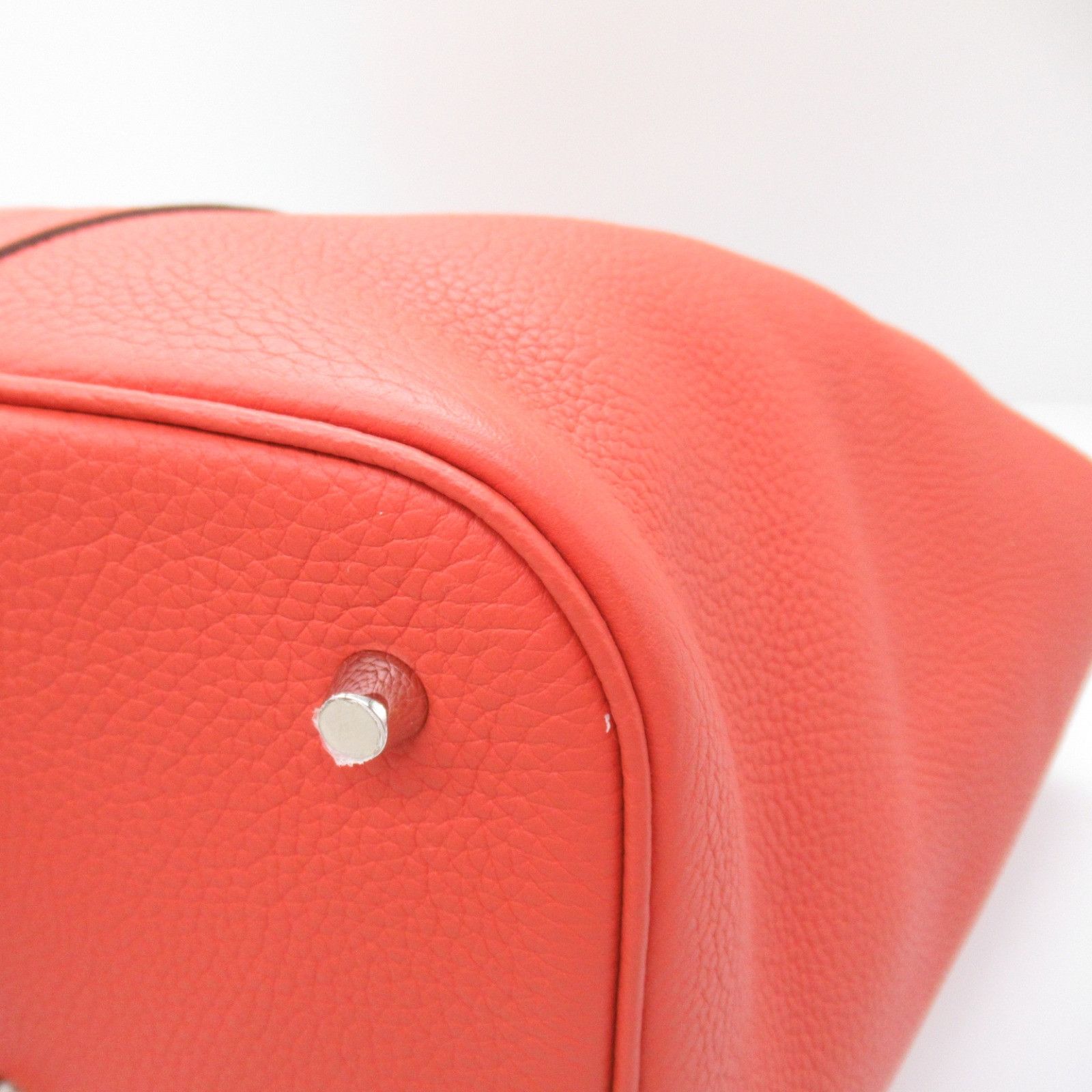 Hermes Hermes Clemence Picotin Lock GM Leather Handbag XIT004KT in Great Condition Size ONE SIZE - 10 Thumbnail