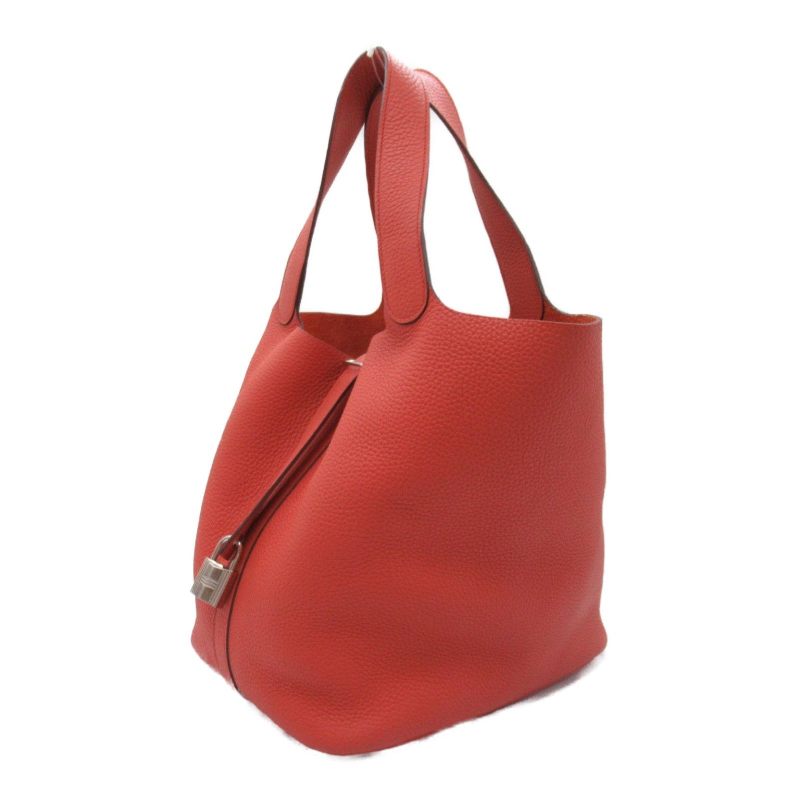Hermes Hermes Clemence Picotin Lock GM Leather Handbag XIT004KT in Great Condition Size ONE SIZE - 3 Thumbnail