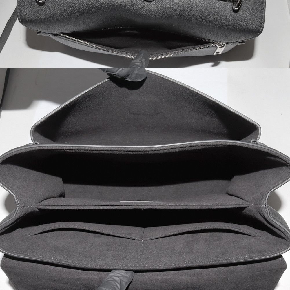 Louis Vuitton Louis Vuitton Louis Vuitton Mylockme Noir Leather Bag M54849 Leather Handbag M54849 in Great Condition Size ONE SIZE - 5 Thumbnail