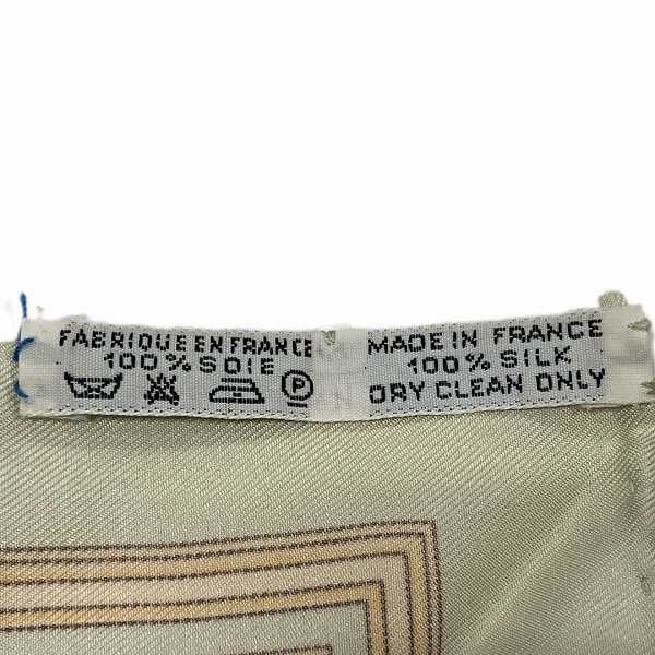 Hermes Hermes Hermes Silk Scarf Mint Green Canvas Scarf in Good Condition Size ONE SIZE - 9 Thumbnail