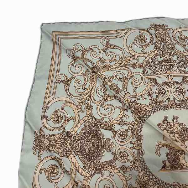 Hermes Hermes Hermes Silk Scarf Mint Green Canvas Scarf in Good Condition Size ONE SIZE - 6 Thumbnail