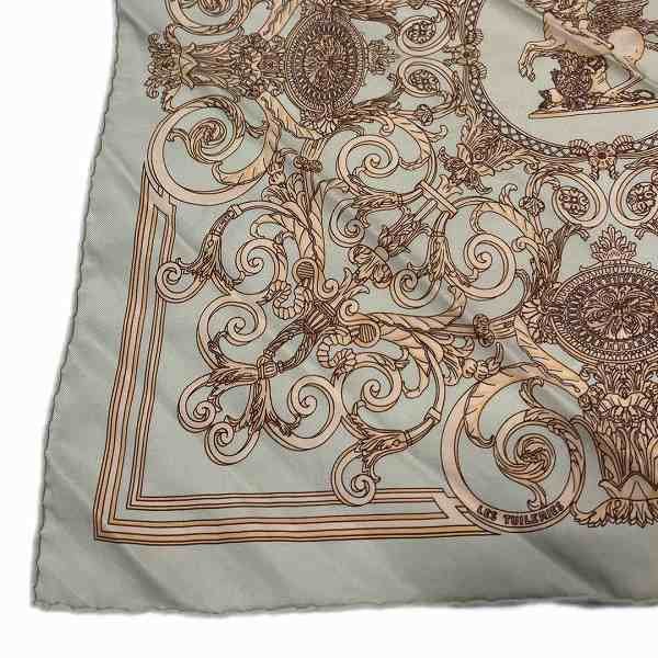 Hermes Hermes Hermes Silk Scarf Mint Green Canvas Scarf in Good Condition Size ONE SIZE - 4 Thumbnail