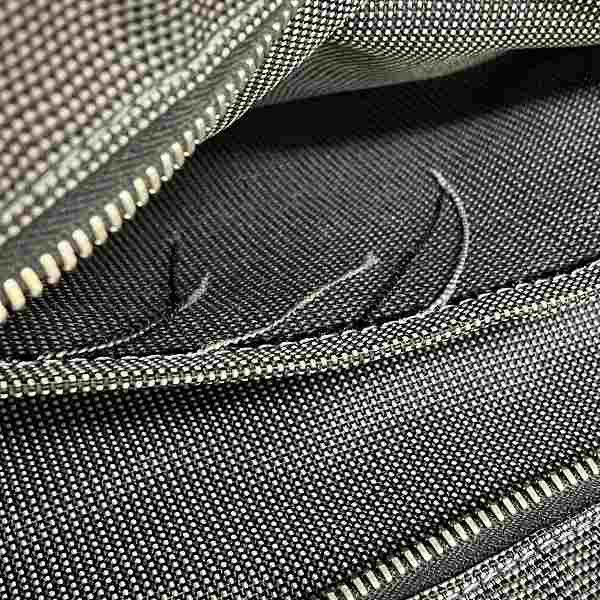 Hermes Hermes Hermes Herline MM Tote Bag Dark Gray Canvas Tote Bag in Good Condition Size ONE SIZE - 8 Thumbnail