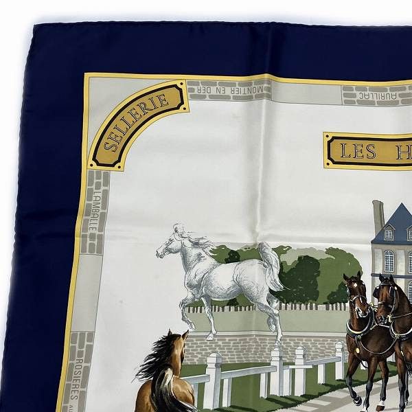 Hermes Hermes Hermes Silk Scarf Canvas Scarf in Great Condition Size ONE SIZE - 6 Thumbnail