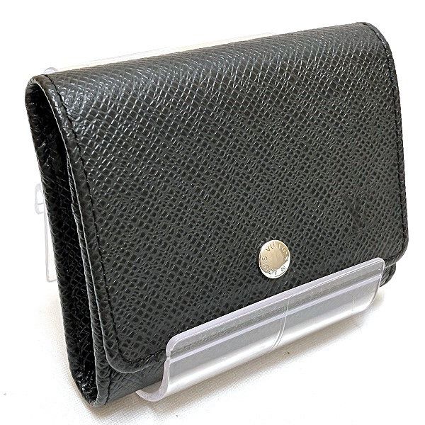 Louis Vuitton Louis Vuitton Louis Vuitton Taiga Portomone Sergei Coin Case Canvas Coin Case M32562 in Good Condition Size ONE SIZE - 3 Thumbnail