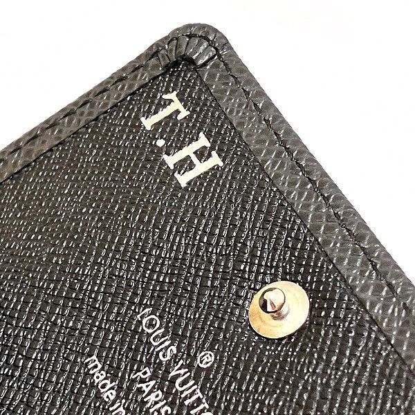 Louis Vuitton Louis Vuitton Louis Vuitton Taiga Portomone Sergei Coin Case Canvas Coin Case M32562 in Good Condition Size ONE SIZE - 7 Thumbnail